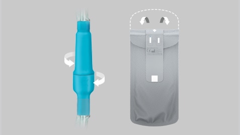 Enkelt sätt att tömma urinblåsan med SpeediCath® Flex-katetern 
