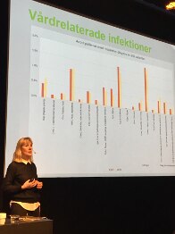 Agneta Andersson på inkontinensseminariet