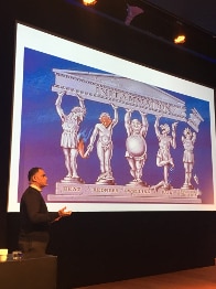 Tareq Alsaody på inkontinensseminariet