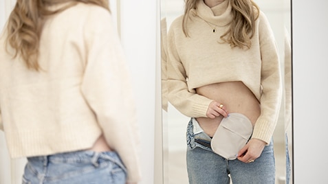 Paula Sojo med stomipåse